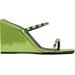 Green Shangay Heeled Sandals