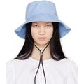 Chin Strap Denim Bucket Hat