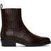 Ssense Exclusive Hard Leather Chelsea Boots