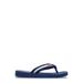 Logo-patch Striped Slip-on Flip Flops