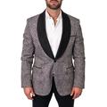 Ceremonial Flocked Shawl Collar Dinner Jacket At Nordstrom