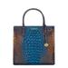 Caroline Croc Embossed Leather Satchel