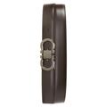 Double Gancio Calfskin Leather Belt