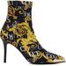 Black & Yellow Scarlett Boots