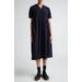 Sailor Collar Midi Dress