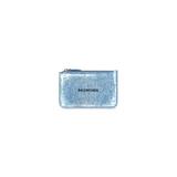 Cash Large Long Coin And Card Holder Denim Print