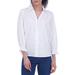 Alexis Smocked Cuff Sateen Popover Top