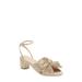 Dahlia Ankle Strap Knotted Sandal