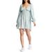 Sweetest Shores Floral Long Sleeve Babydoll Dress