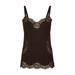Wool Jersey Lingerie Top With Lace