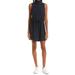 Lonny Silk Turtleneck Minidress