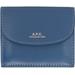 . Blue Genève Trifold Wallet