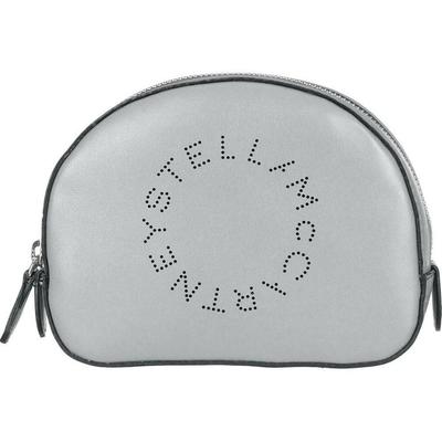 Logo Perforated Zip-up Beauty Case