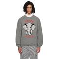 Gray Paris Elephant Sweater