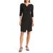 Three-quarter Sleeve Sheath Dress