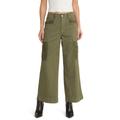 Bianca High Waist Crop Wide Leg Cargo Pants