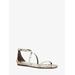 Polly Python Embossed Leather Sandal