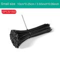 1500pcs Nylon Zip Ties in Various Sizes - 60lb Tensile Strength, Multi-Purpose Self-Locking Nylon Cable Ties for Home, Office, Garden, Workshop, Plastic Wire Fasteners