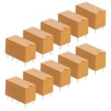 10 Pcs Communication High Performance Remote Control Power Electronic Equipment Dpdt Relay PCB 24v