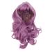 Long Wavy Wig High Temperature Fiber Purple Curly Fluffy Hair Wigs Cosplay Party Wigs for Women