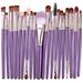 Biweutydys 20 Pcs Makeup Brush Set Tools Make-up Toiletry Kit Wool Make Up Brush Setï¼Œ Eye Shadow Brushes Set