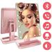 Vanity Mirror with Lights Bluetooth Lighted Makeup Mirror Touch Screen Wireless Audio Speaker Dimmable Light Detachable 10X