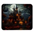 Square Mouse Pad 8.3x9.8 Inch Non-Slip Rubber Base Gaming Mouse Mat Halloween Castle Mousepad for Laptop Office Home Mouse Pads