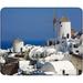 Mouse Pad Non-Slip Rubber Base Computer Mousepad Aegean Sea Santorini Customized Square Mouse Pads for Laptop Office Home & Gaming Superb Tracking Accuracy and Smooth Surface