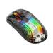 Buodes Summer Savings Clearance Gaming Mouse Wireless Gaming Mouse With Full Transparent Design Double Mode 2.4G/Bluetooth/wire Mouse 3D RGB Backlit Ergonomic Silent Mouse With 7 Buttons