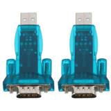 2pcs Usb To Usb To Serial Converter Usb To Serial Adapter Serial Converter