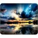 Mouse Pad Non-Slip Rubber Base Computer Mousepad Lake Twilight Customized Square Mouse Pads for Laptop Office Home & Gaming Superb Tracking Accuracy and Smooth Surface