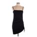 Divided by H&M Casual Dress - Mini Square Sleeveless: Black Print Dresses - Women's Size Large