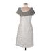 Terani Couture Cocktail Dress: Silver Dresses - Women's Size 10