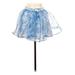 Shein Casual Mini Skirt Mini: Blue Bottoms - Women's Size 6