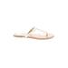 Old Navy Sandals: Ivory Solid Shoes - Women's Size 9 - Open Toe