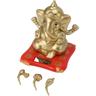 Eosnow - Ganesha léphant Dieu Statues Solaire Alimenté Indien Ganesha Idole Figurine pour Voiture