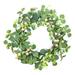 Clearance! JWDX Decorative Plaque Wreath Promotion Green Leaf Berry Wreath Wall Hanging Home Simulation Dead Branch Leaf Vine Ring Decorative Pendant Green