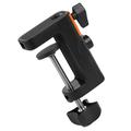 Cellphone Stand Desktop Microphone Work Bench Adjustable Clamp Household Iron