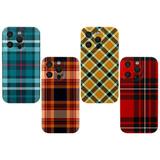 4 Pack Scottish Black Red Plaid Shockproof Phone Case TPU Soft Shell Camera Protection Anti-Scratch for iPhone 15 Pro Cases