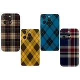 Designed for iPhone 15 Pro Max Case 4 Pack Plaid Shockproof Phone Cases TPU Soft Shell