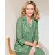 Blair Women's Lace Satin Trim Jacket - Green - 1X - Womens