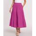 Blair Women's Gauze Tiered Skirt - Purple - XL - Womens