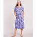 Blair Women's Essential Knit Scoopneck Dress with Pockets - Purple - 3XL - Womens