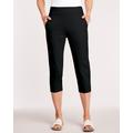 Blair Women's ClassicEase Stretch Capris - Black - 6P - Petite