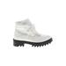 Ankle Boots: White Shoes - Women's Size 6 1/2