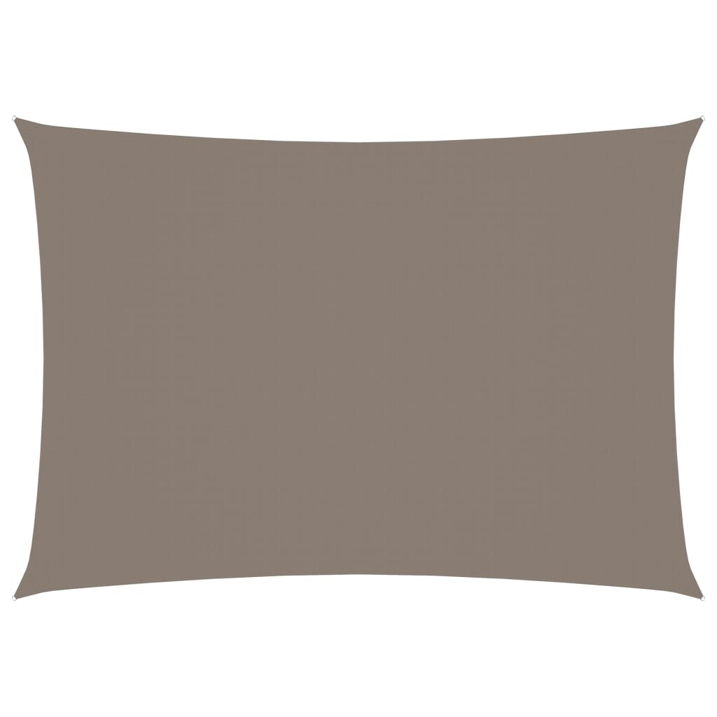 vidaXL Sonnensegel Oxford-Gewebe Rechteckig 3,5x5 m Taupe Image