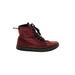 Dr. Martens Sneakers: Burgundy Solid Shoes - Women's Size 6 - Round Toe
