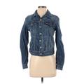 Denim Jacket: Short Blue Jackets & Outerwear - Women's Size Small