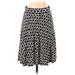 Ann Taylor LOFT Outlet Casual Midi Skirt Midi: Black Bottoms - Women's Size X-Small
