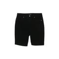 D.Jeans Denim Shorts - Mid/Reg Rise: Black Mid-Length Bottoms - Women's Size 10 - Dark Wash